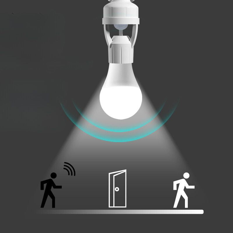 Sensor de Presença com Fotocélula para Soquete de Lâmpada