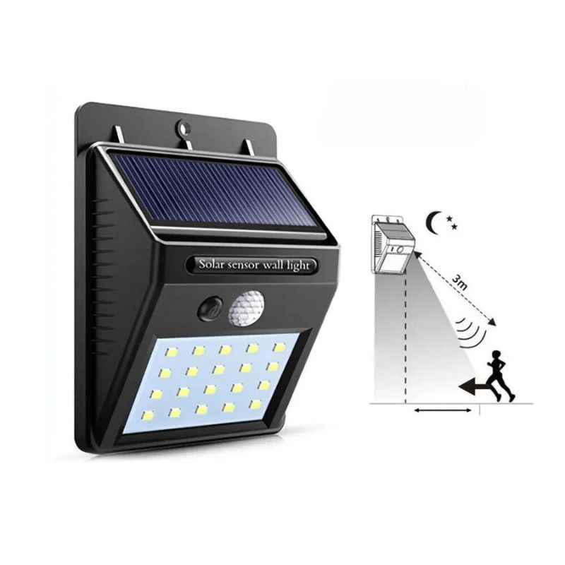 Refletor de Led Solar com Sensor de Presença