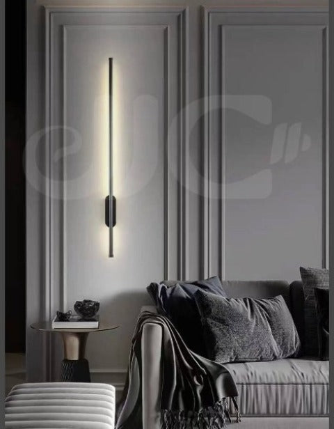 Lámpara de pared moderna Led Lux ​​negra 