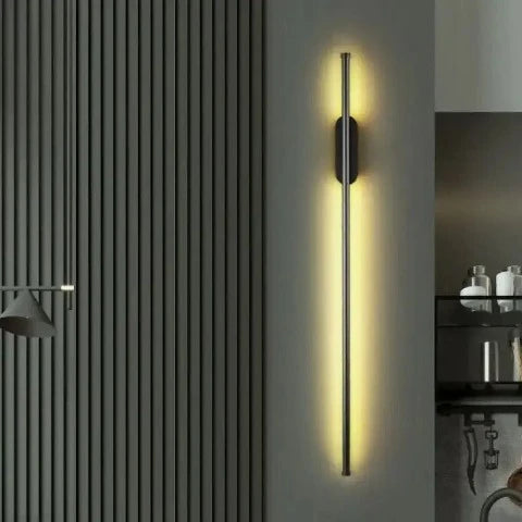 Lámpara de pared moderna Led Lux ​​negra 