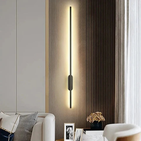 Lámpara de pared moderna Led Lux ​​negra 