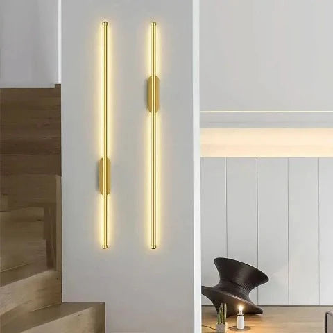 Lámpara de pared moderna Led Lux ​​dorada 