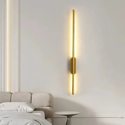 Lámpara de pared moderna Led Lux ​​dorada 