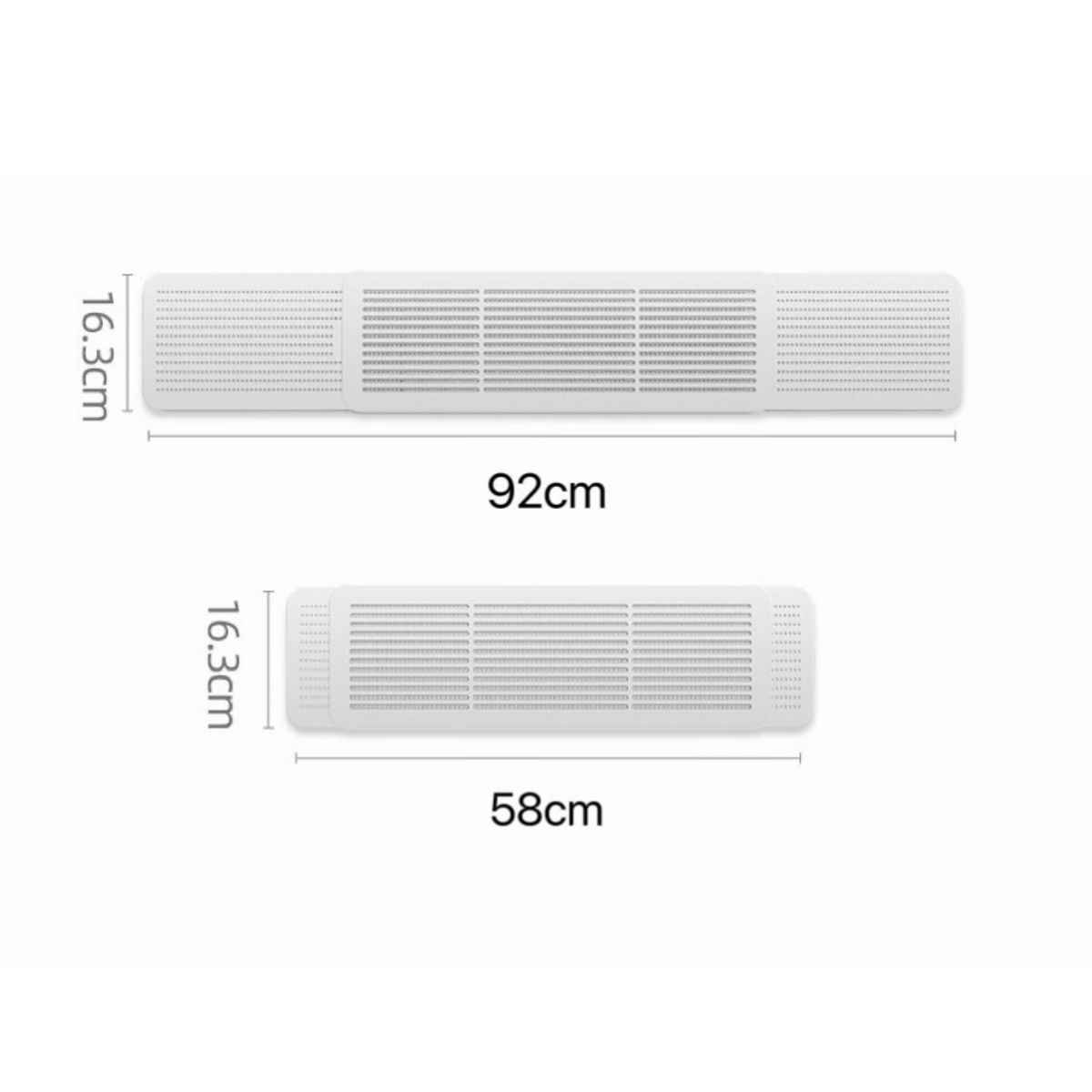 Deflector de aire acondicionado ajustable