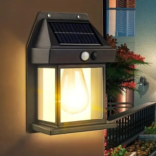 Luminária Solar de Parede com Sensor de Presença